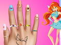 Spēle Winx nagu pārvērtības  online