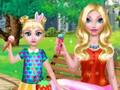 Spēle Mammu un meitu vasaras diena  online