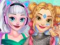 Spēle Elza un Rapunzel nākotnes mode  online