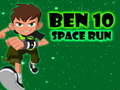 Spēle Ben 10 skriešana kosmosā  online
