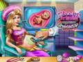Spēle Miegainās princeses grūtniecības pārbaude  online