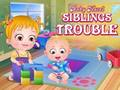 Spēle Baby Hazel: Problēmas ar brāli un māsu  online