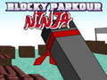 Spēle Blocky parkour ninja online