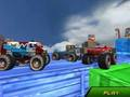 Spēle Monster Truck triki, braukšana debesīs  online