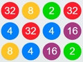 Spēle 2-4-8 saites identiski numuri  online