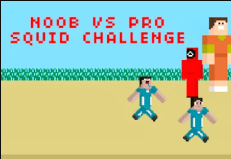 Spēle Noob pret Pro kalmāriem online