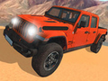Spēle Bīstams Jeep Hilly vadītāja simulators  online