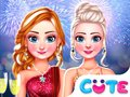 Spēle Saldētā princese Jaungada vakars  online