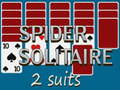 Spēle Spider Solitaire 2 uzvalki  online