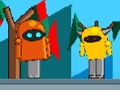 Spēle Starp robotiem  online