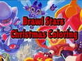 Spēle Brawl Stars Ziemassvētku krāsošana  online