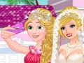 Spēle Bārbijas kāzu pašbilde ar princesēm  online