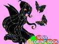 Spēle Winx krāsojamā grāmata  online