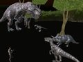 Spēle Pusnakts vairāku spēlētāju dinozauru medības  online