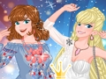 Spēle Princeses Fashion Wars Spalvas pret džinsu  online