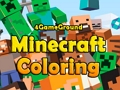 Spēle Minecraft krāsojamā grāmata  online