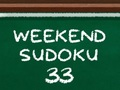 Spēle Nedēļas nogales Sudoku 33  online