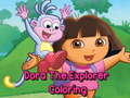 Spēle Dora The Explorer Krāsošana  online
