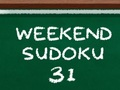 Spēle Nedēļas nogales Sudoku 31  online