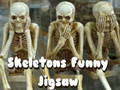 Spēle Skeleti Funny Jigsaw  online
