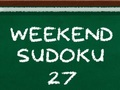 Spēle Nedēļas nogales Sudoku 27  online