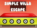 Spēle Vienkārša villa Escape  online