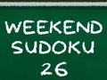 Spēle Nedēļas nogales Sudoku 26  online
