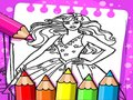 Spēle Bārbijas krāsojamā grāmata  online