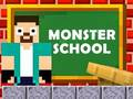 Spēle Herobrine vs briesmoņu skola online