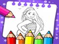 Spēle Moana krāsojamā grāmata  online