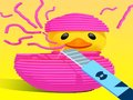 Spēle Gumijas lentes šķēlumu griešana  online
