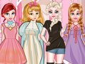 Spēle Princeses papīra lelles stils  online