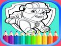 Spēle PAW Patruļas krāsojamā grāmata  online