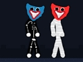 Spēle Stickman Huggy rāpojošs brīvdienas  online