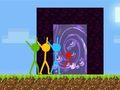 Spēle Stickman Parkour Skyland online