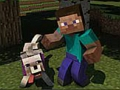 Spēle Minicraft: Stīva un vilka piedzīvojums  online