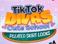 Spēle TikTok Divas Mīlīgs skolas kroku svārku izskats  online