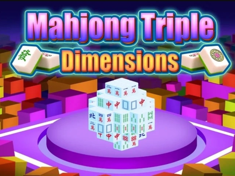 Spēle Mahjong trīskāršie izmēri  online