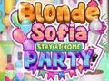 Spēle Blondīne Sofija Stay at Home Party  online