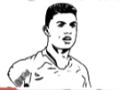 Spēle Ronaldo krāsojamā grāmata  online