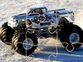 Spēle Ziemas Monster Truck Puzles  online