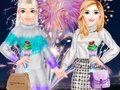 Spēle Bffs Jaungada vakars  online