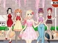 Spēle Anime meiteņu ģērbšanās spēle  online