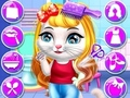 Spēle Chic Baby Kitty frizētava  online