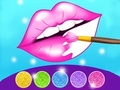 Spēle Glitter lūpu krāsošanas spēle  online