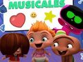 Spēle Mini Beat Power Rockers: muzikālas uzlīmes  online