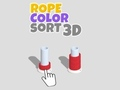 Spēle Virves krāsu kārtošana 3D  online