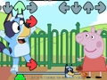 Spēle FNF: Bluey vs Peppa cūka online