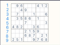 Spēle Klasiskā Sudoku mīkla  online