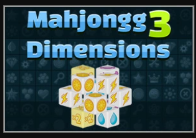 Spēle Mahjongg 3 izmēri  online